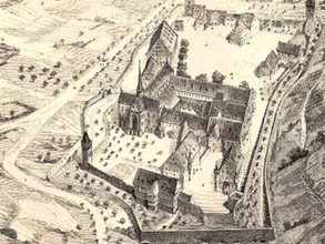 Skizze des Klosterbergs in Maulbronn